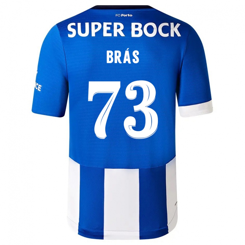 Homem Camisola Gabriel Brás #73 Branco Azulado Principal 2023/24 Camisa Brasil