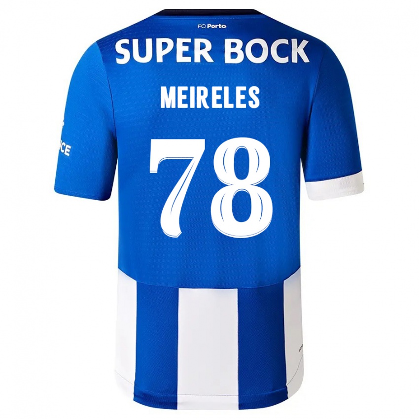 Homem Camisola Jorge Meireles #78 Branco Azulado Principal 2023/24 Camisa Brasil