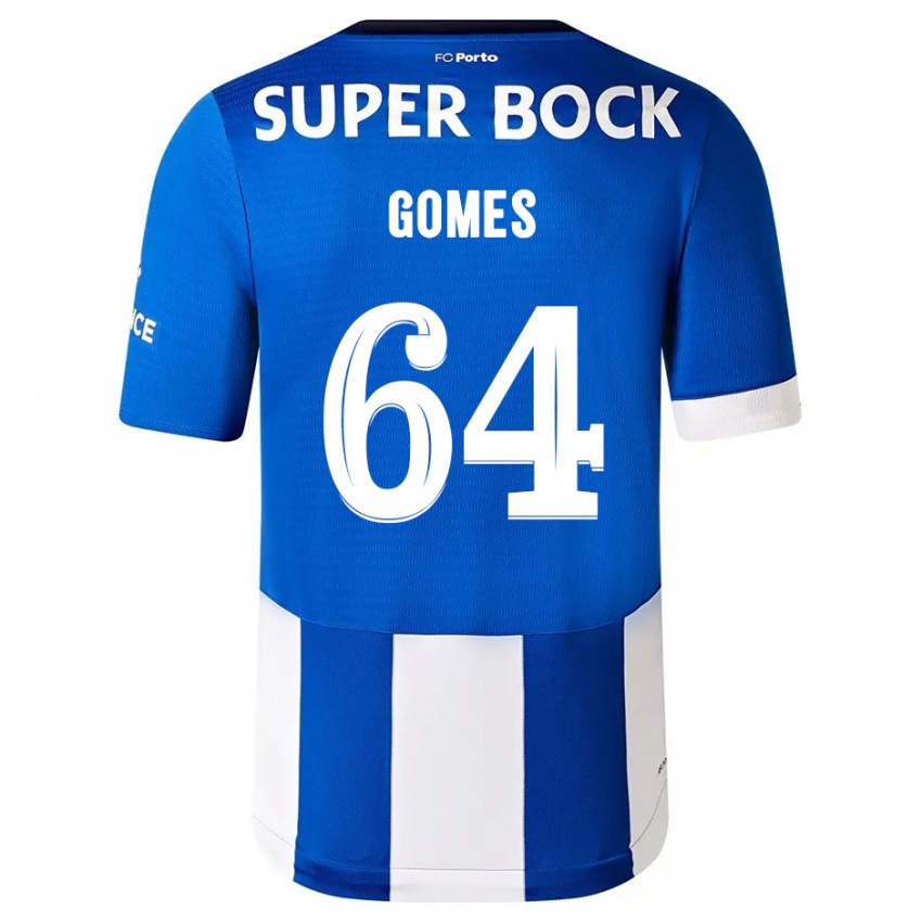 Homem Camisola Luís Gomes #64 Branco Azulado Principal 2023/24 Camisa Brasil