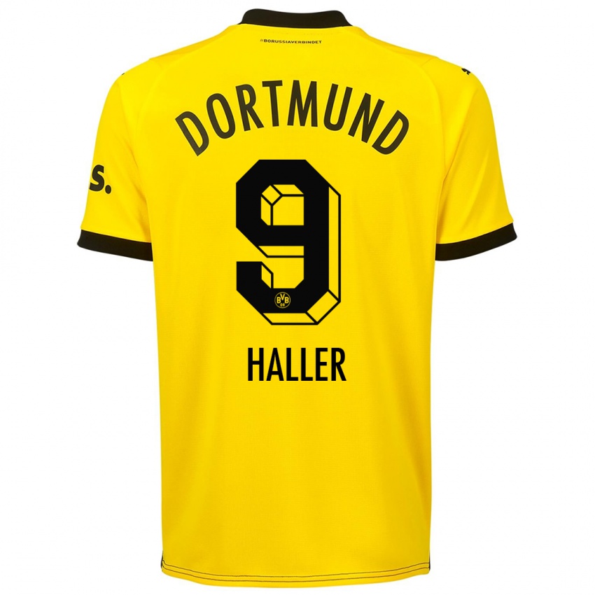 Homem Camisola Sebastien Haller #9 Amarelo Principal 2023/24 Camisa Brasil