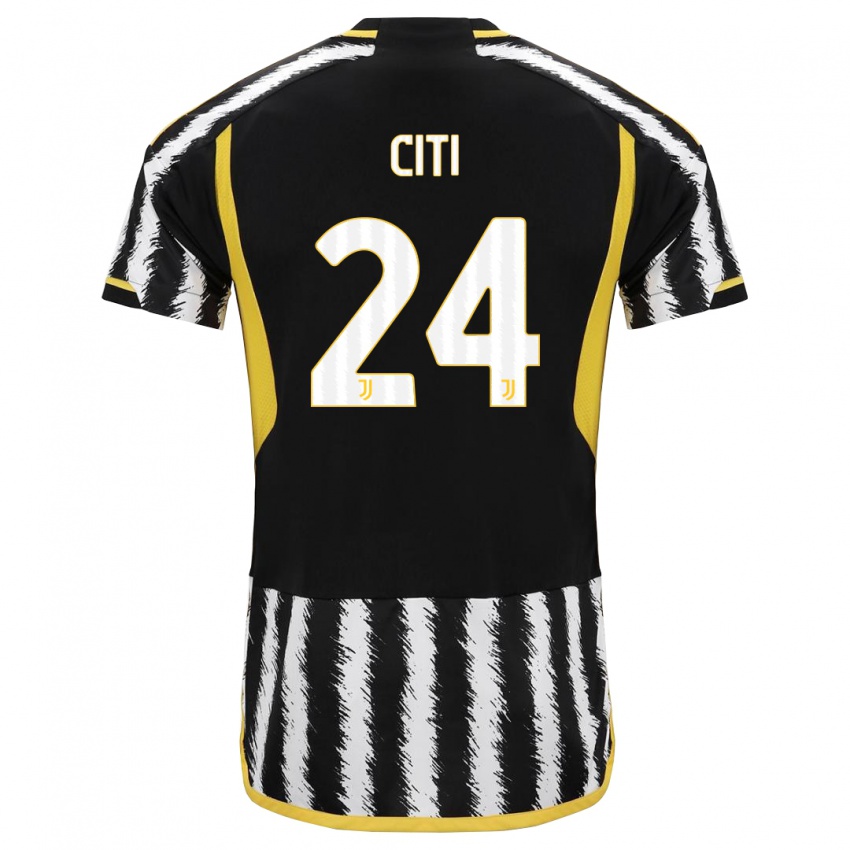 Homem Camisola Alessandro Citi #24 Preto Branco Principal 2023/24 Camisa Brasil