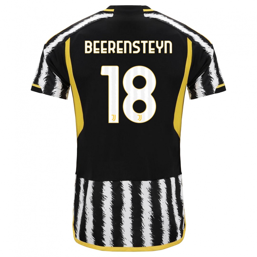 Homem Camisola Lineth Beerensteyn #18 Preto Branco Principal 2023/24 Camisa Brasil