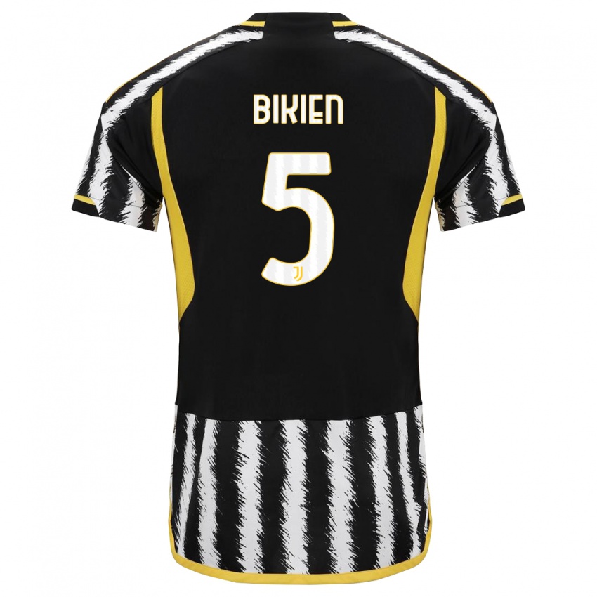 Homem Camisola Felix Nzouango Bikien #5 Preto Branco Principal 2023/24 Camisa Brasil