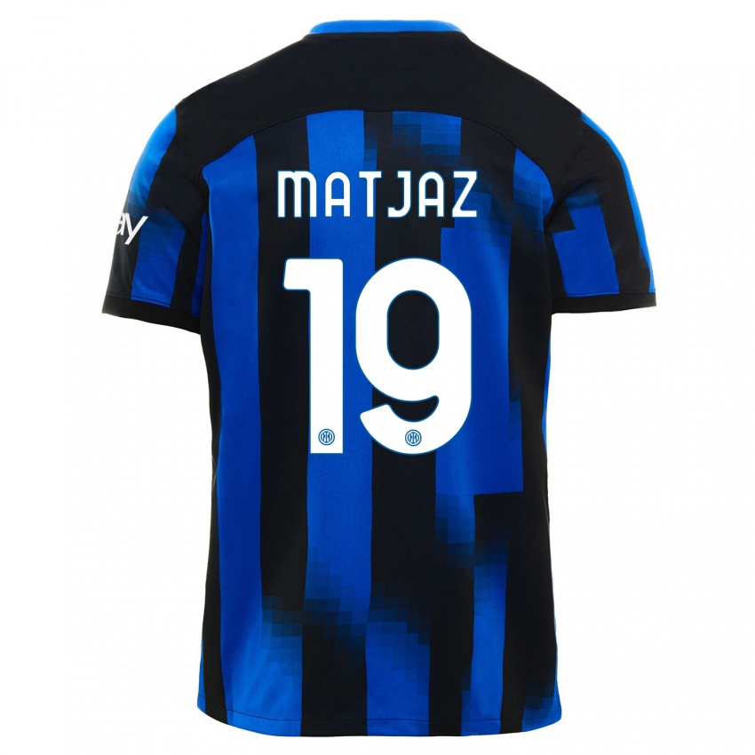 Homem Camisola Samo Matjaz #19 Preto Azul Principal 2023/24 Camisa Brasil