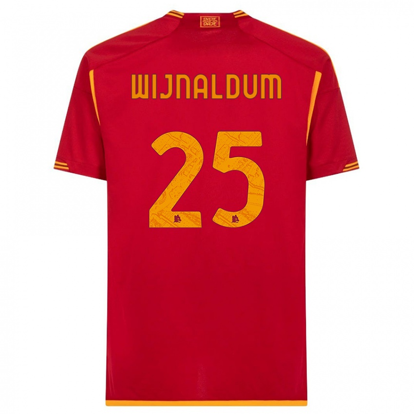 Homem Camisola Georginio Wijnaldum #25 Vermelho Principal 2023/24 Camisa Brasil