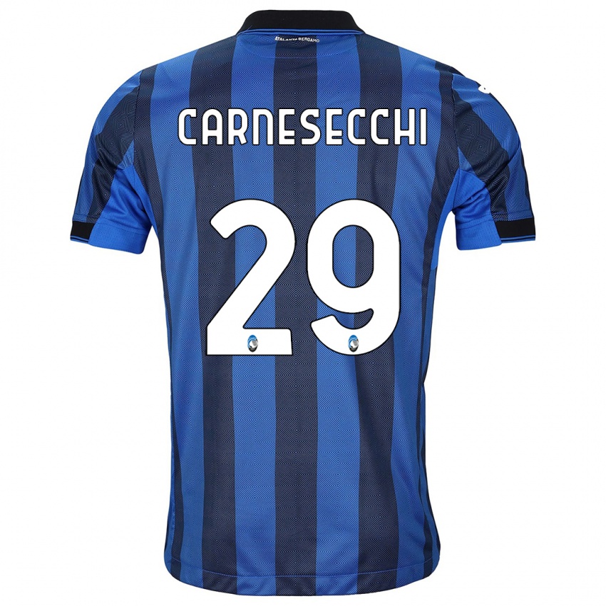 Homem Camisola Marco Carnesecchi #29 Preto Azul Principal 2023/24 Camisa Brasil