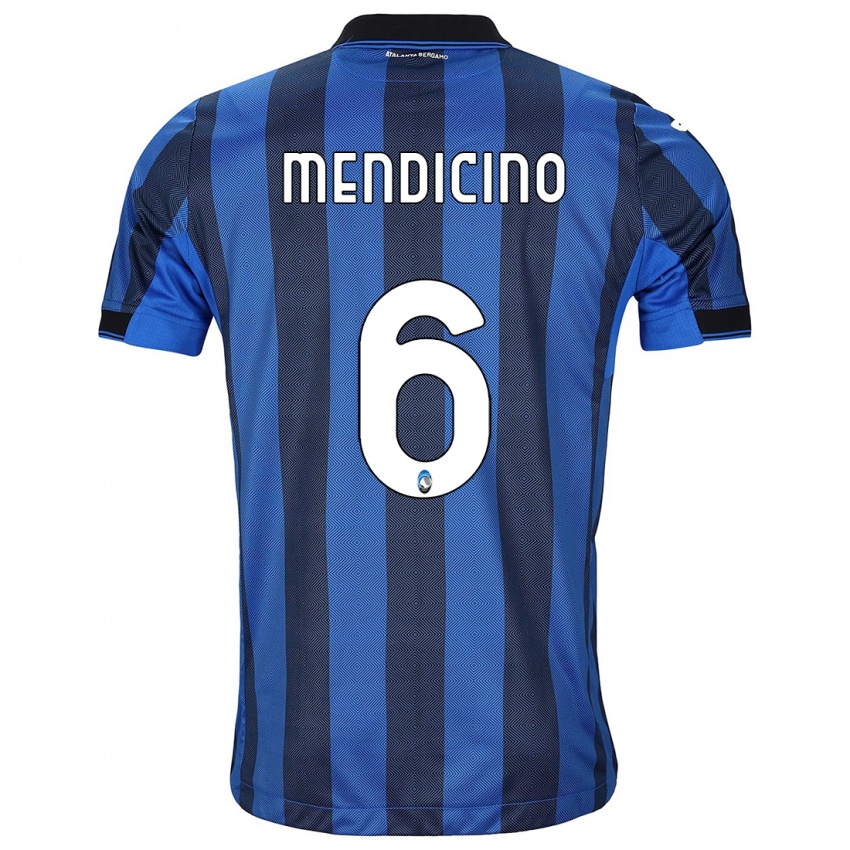 Homem Camisola Leonardo Mendicino #6 Preto Azul Principal 2023/24 Camisa Brasil