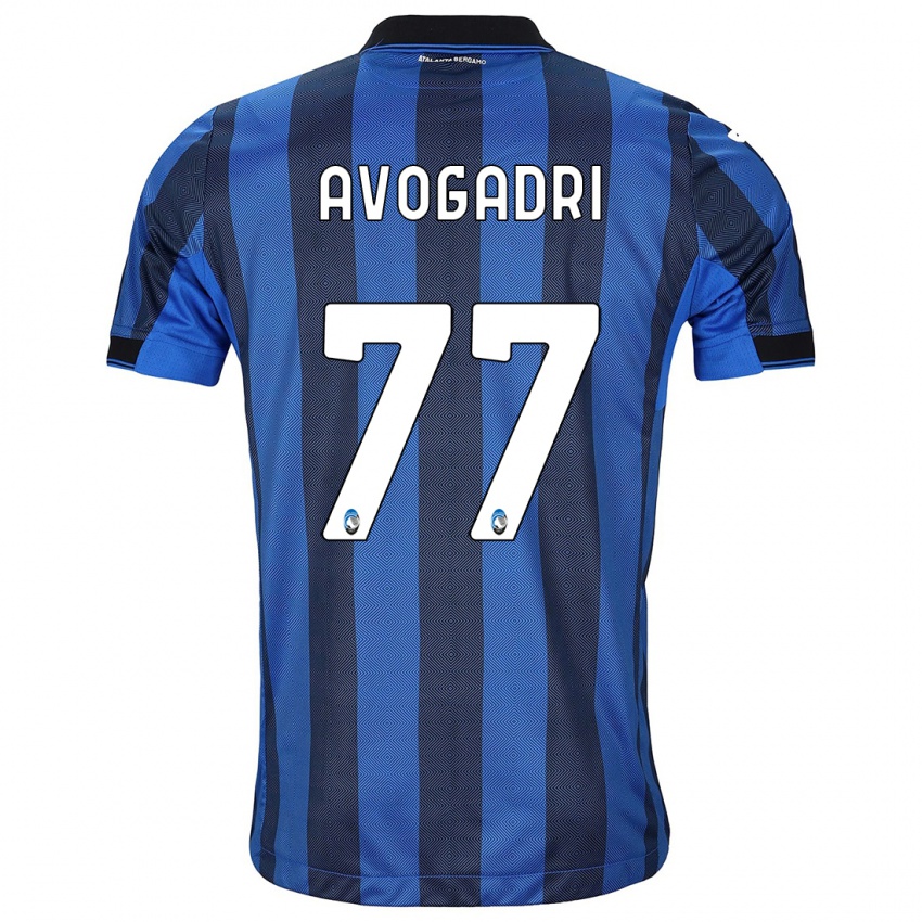 Homem Camisola Lorenzo Avogadri #77 Preto Azul Principal 2023/24 Camisa Brasil