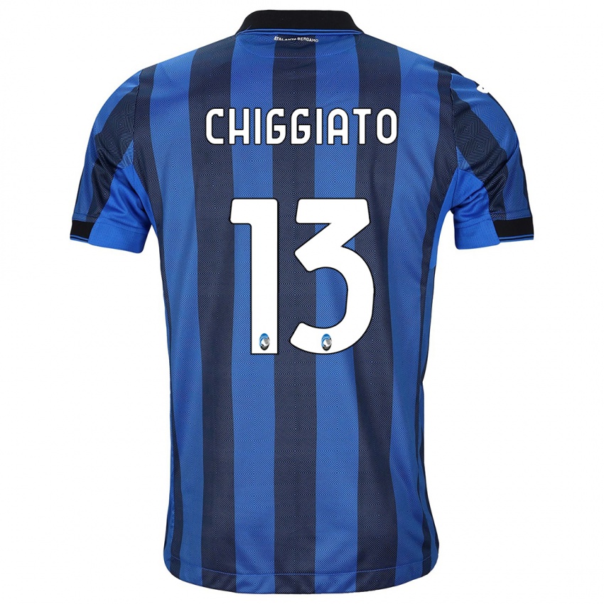 Homem Camisola Gabriele Chiggiato #13 Preto Azul Principal 2023/24 Camisa Brasil