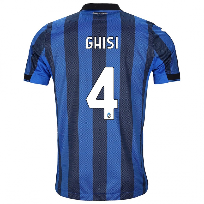 Homem Camisola Laura Ghisi #4 Preto Azul Principal 2023/24 Camisa Brasil