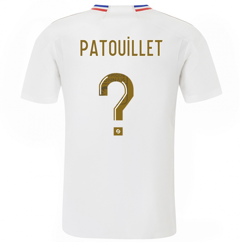 Homem Camisola Mathieu Patouillet #0 Branco Principal 2023/24 Camisa Brasil