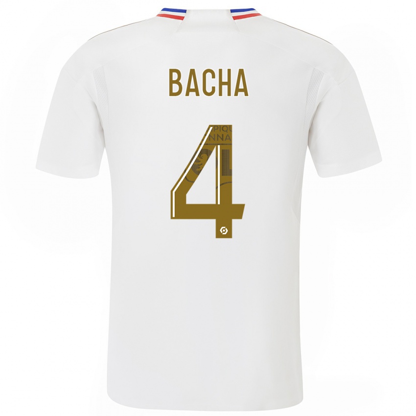 Homem Camisola Selma Bacha #4 Branco Principal 2023/24 Camisa Brasil