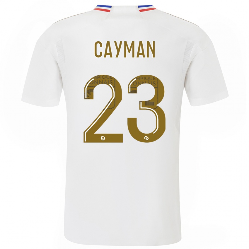 Homem Camisola Janice Cayman #23 Branco Principal 2023/24 Camisa Brasil