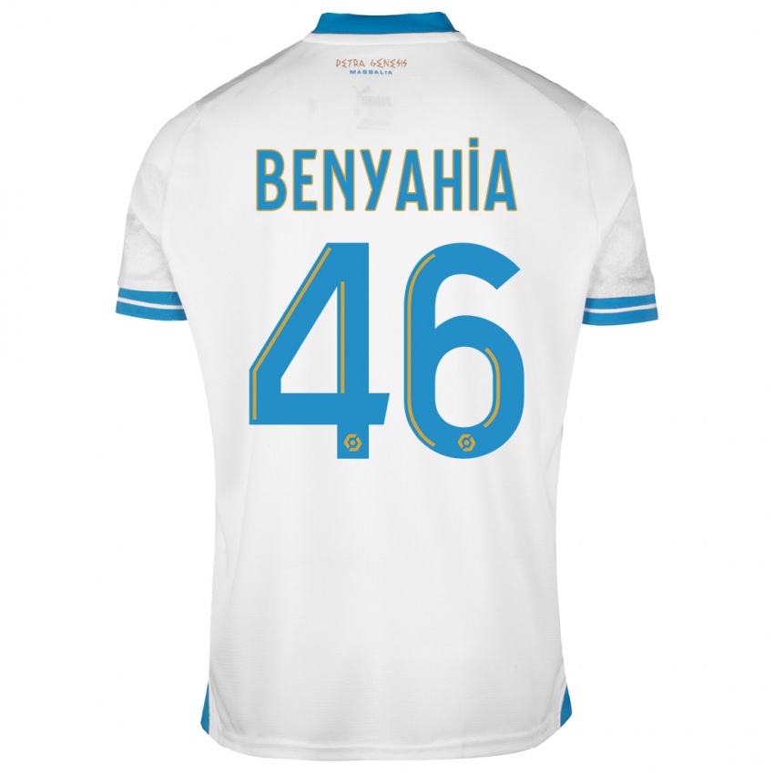 Homem Camisola Aylan Benyahia-Tani #46 Branco Principal 2023/24 Camisa Brasil