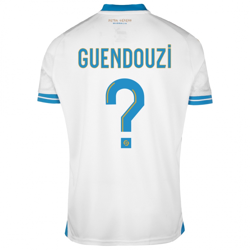 Homem Camisola Milan Guendouzi #0 Branco Principal 2023/24 Camisa Brasil