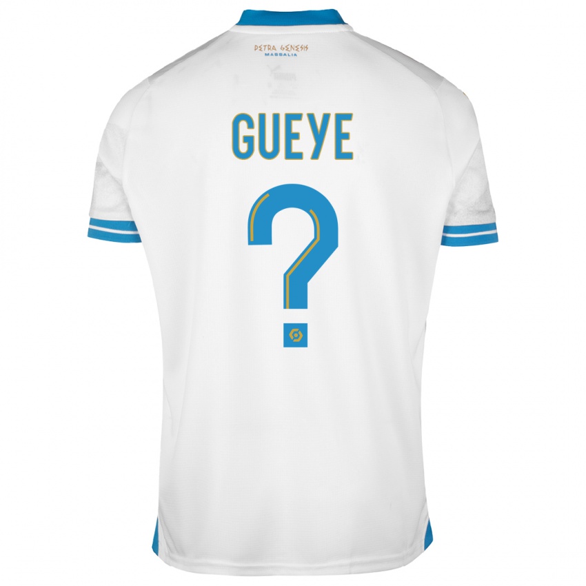 Homem Camisola Daouda Gueye #0 Branco Principal 2023/24 Camisa Brasil
