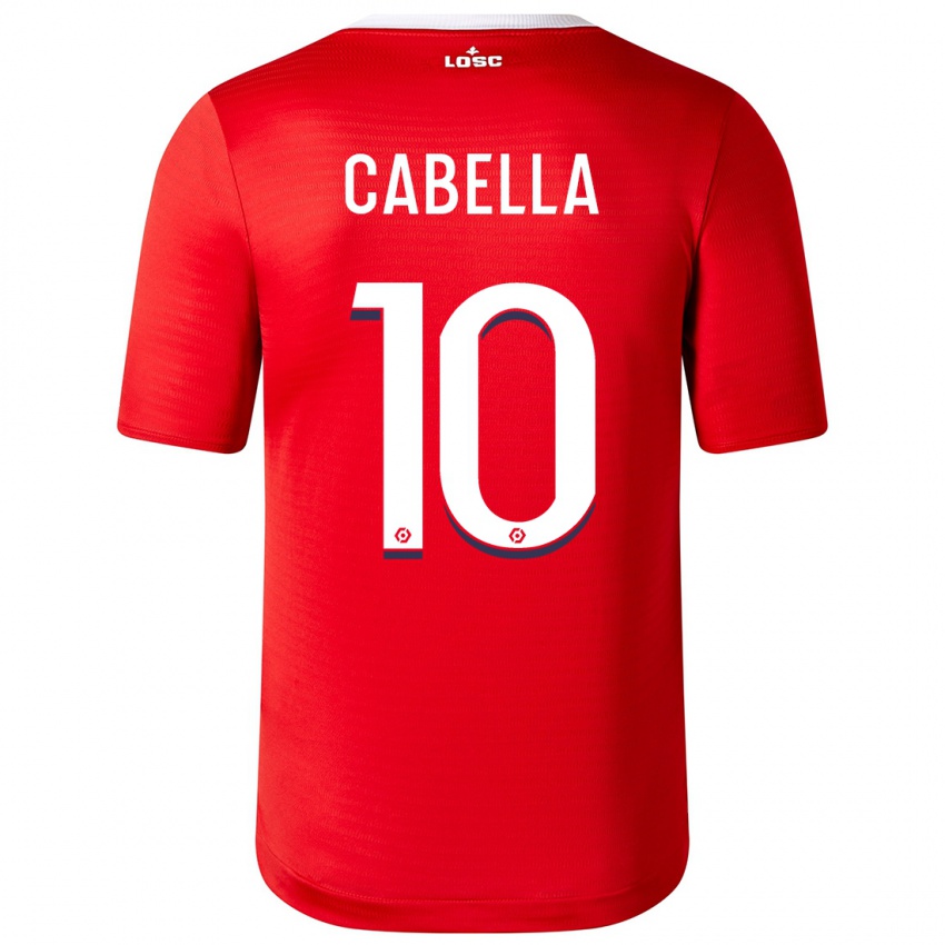 Homem Camisola Remy Cabella #10 Vermelho Principal 2023/24 Camisa Brasil