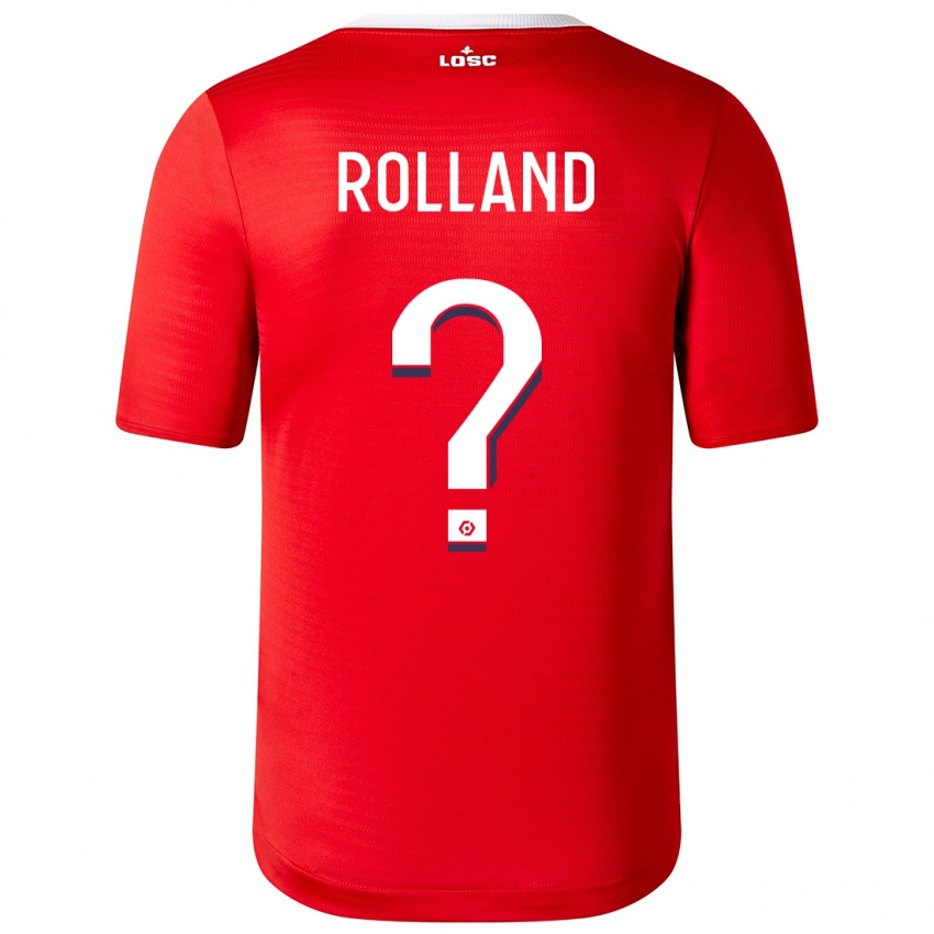 Homem Camisola Baptiste Rolland #0 Vermelho Principal 2023/24 Camisa Brasil