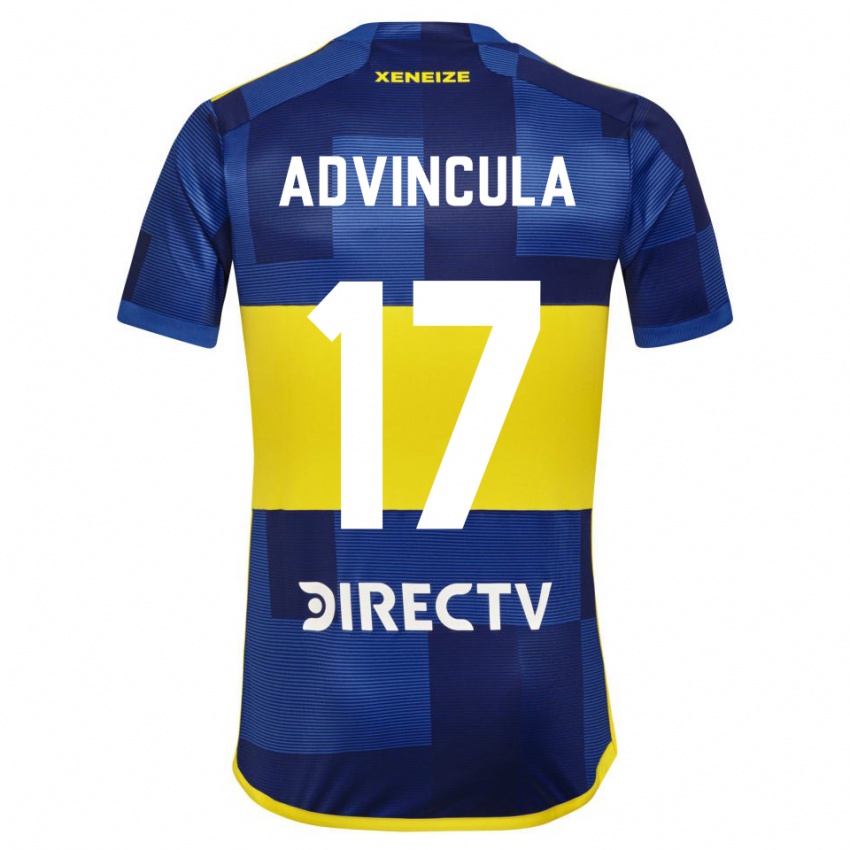 Homem Camisola Luis Advincula #17 Azul Escuro Amarelo Principal 2023/24 Camisa Brasil