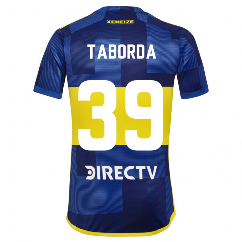 Homem Camisola Vicente Taborda #39 Azul Escuro Amarelo Principal 2023/24 Camisa Brasil
