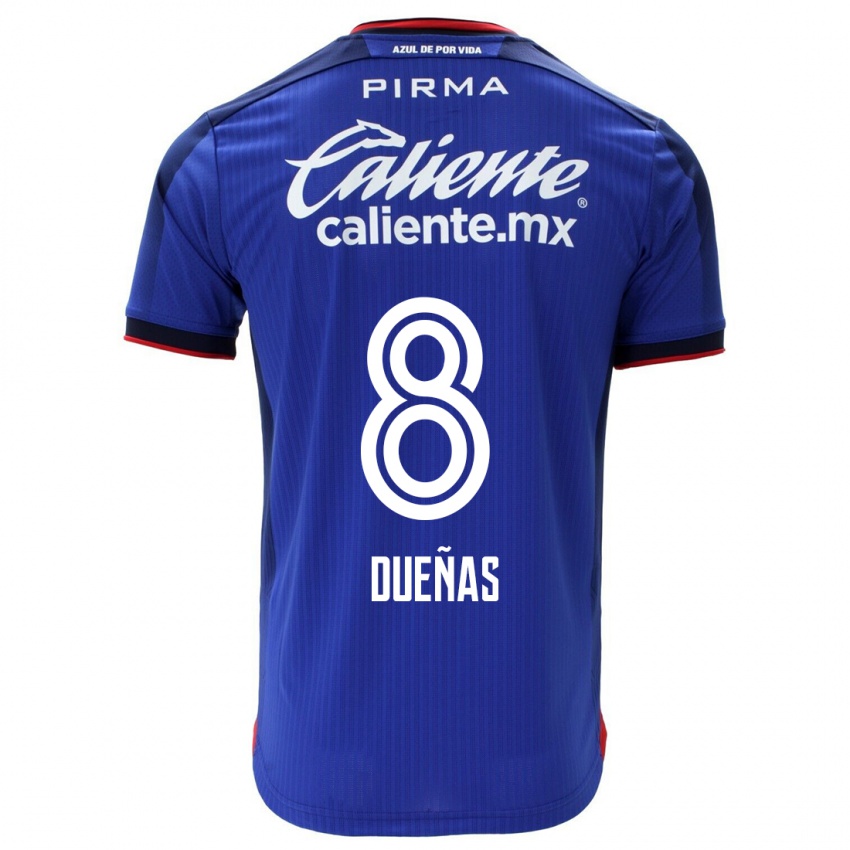 Homem Camisola Jesus Duenas #8 Azul Principal 2023/24 Camisa Brasil