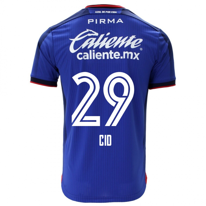 Homem Camisola Claudia Cid #29 Azul Principal 2023/24 Camisa Brasil