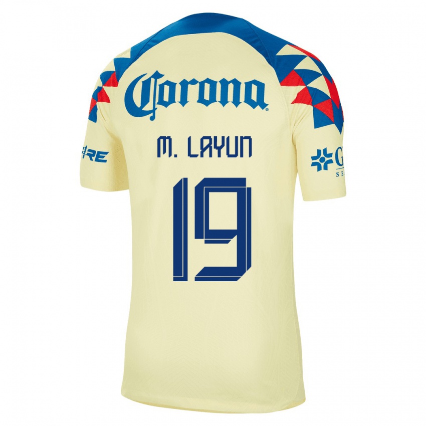 Homem Camisola Miguel Layun #19 Amarelo Principal 2023/24 Camisa Brasil