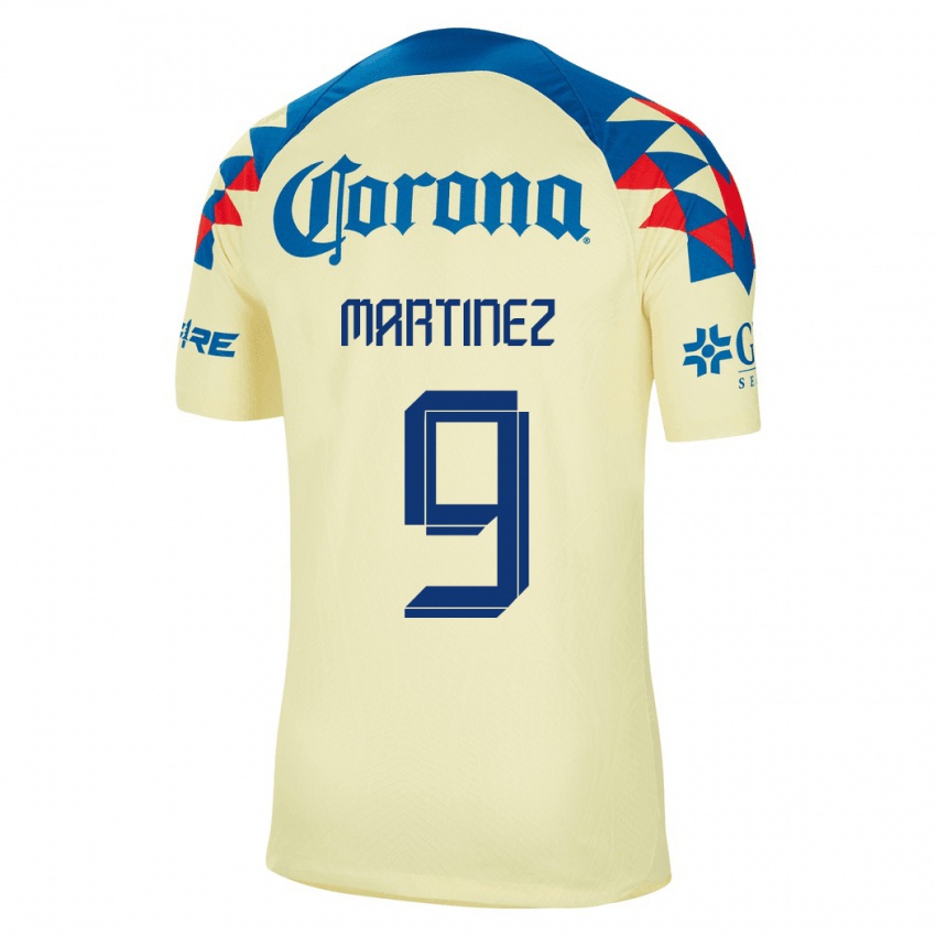 Homem Camisola Roger Martinez #9 Amarelo Principal 2023/24 Camisa Brasil