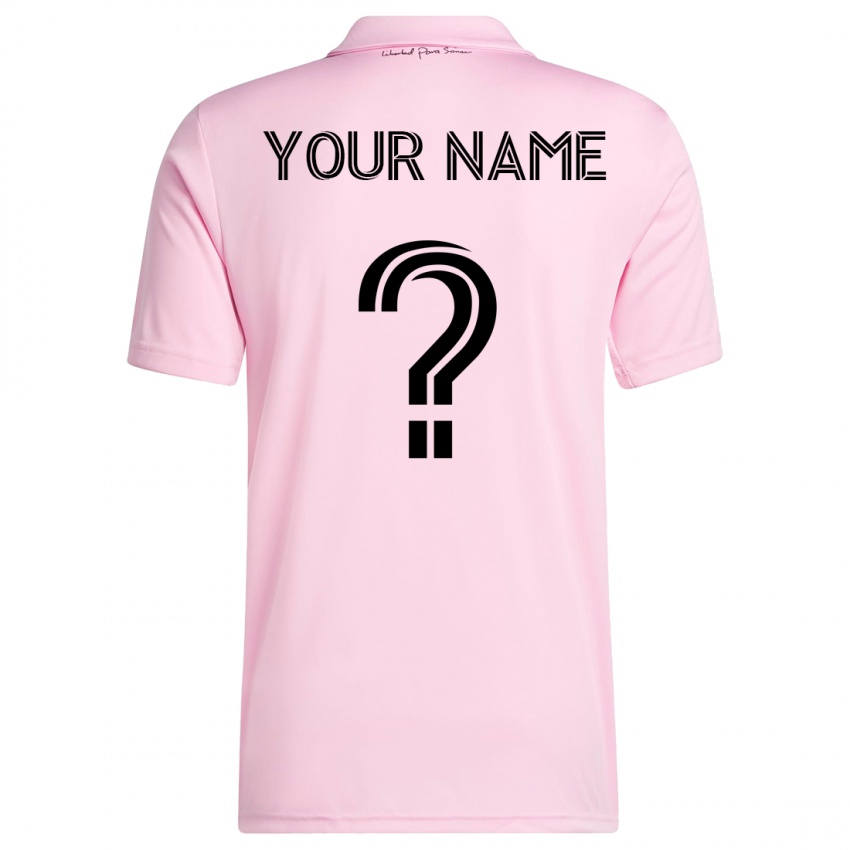 Homem Camisola Seu Nome #0 Rosa Principal 2023/24 Camisa Brasil