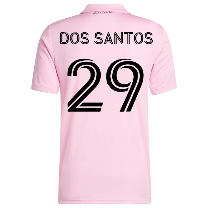 Homem Camisola Cj Dos Santos #29 Rosa Principal 2023/24 Camisa Brasil