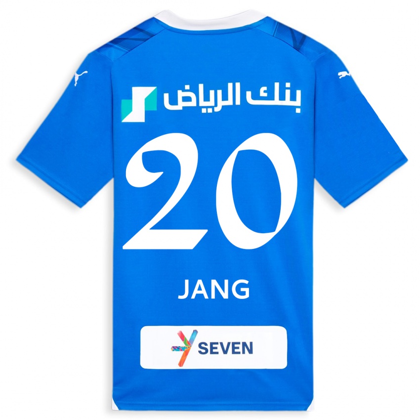 Homem Camisola Hyun-Soo Jang #20 Azul Principal 2023/24 Camisa Brasil