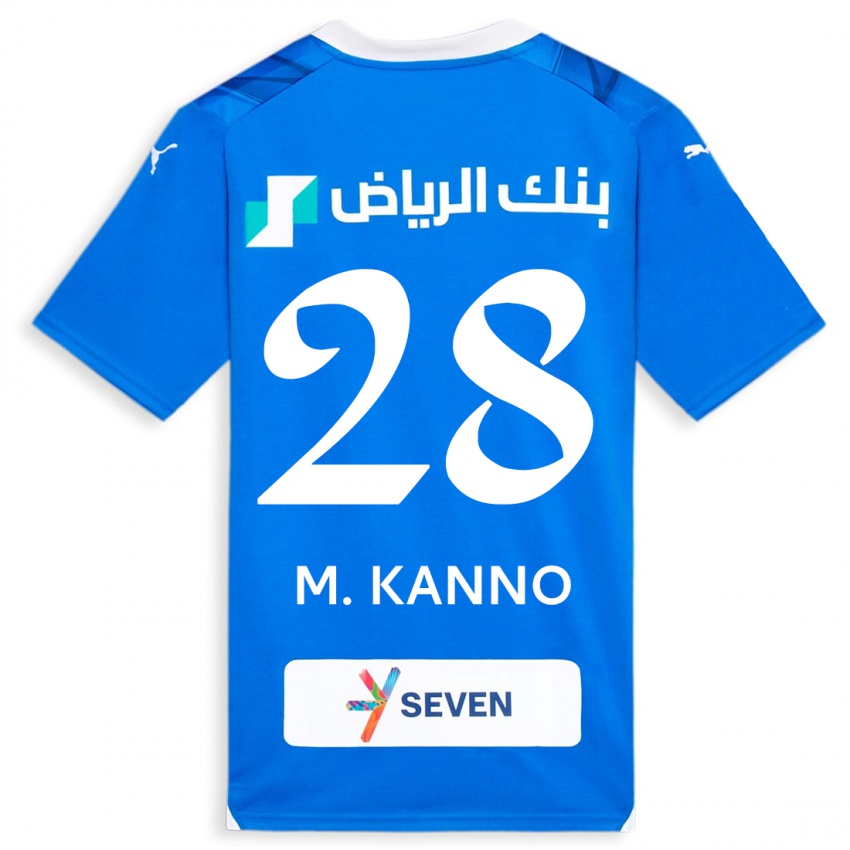 Homem Camisola Mohamed Kanno #28 Azul Principal 2023/24 Camisa Brasil