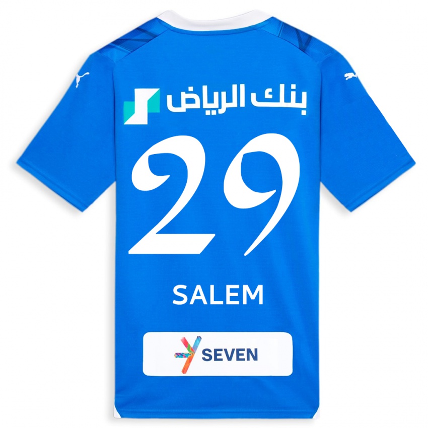 Homem Camisola Salem Al-Dawsari #29 Azul Principal 2023/24 Camisa Brasil