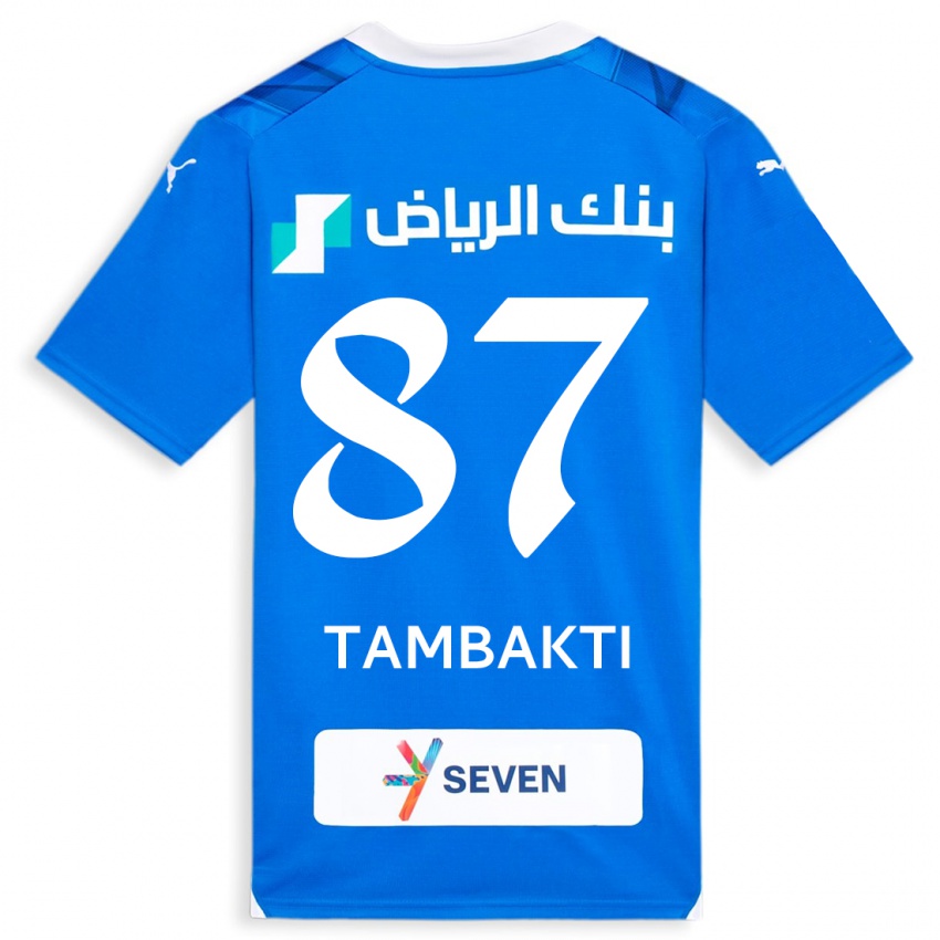 Homem Camisola Hassan Tambakti #87 Azul Principal 2023/24 Camisa Brasil