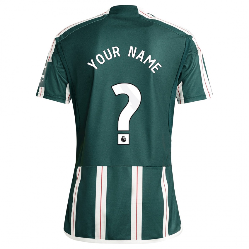 Homem Camisola Seu Nome #0 Verde Escuro Alternativa 2023/24 Camisa Brasil