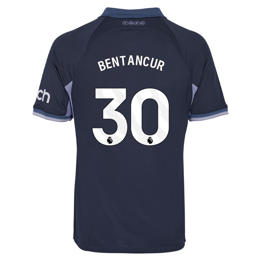 Homem Camisola Rodrigo Bentancur #30 Azul Escuro Alternativa 2023/24 Camisa Brasil