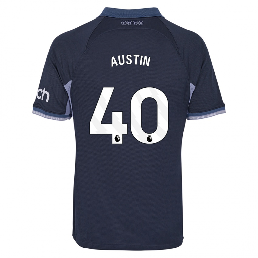 Homem Camisola Brandon Austin #40 Azul Escuro Alternativa 2023/24 Camisa Brasil