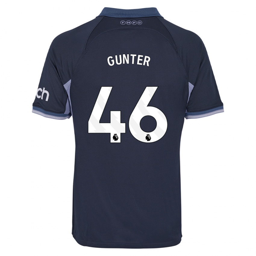 Homem Camisola Luca Gunter #46 Azul Escuro Alternativa 2023/24 Camisa Brasil