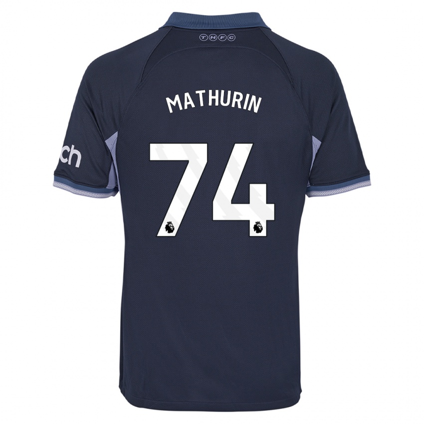 Homem Camisola Roshaun Mathurin #74 Azul Escuro Alternativa 2023/24 Camisa Brasil