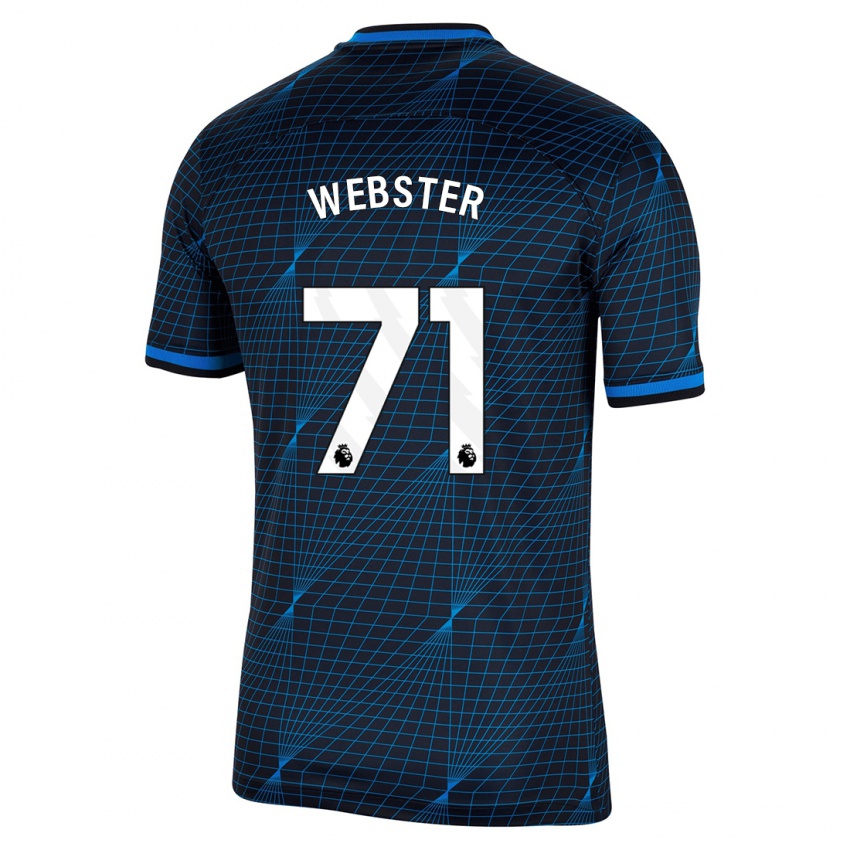 Homem Camisola Charlie Webster #71 Azul Escuro Alternativa 2023/24 Camisa Brasil