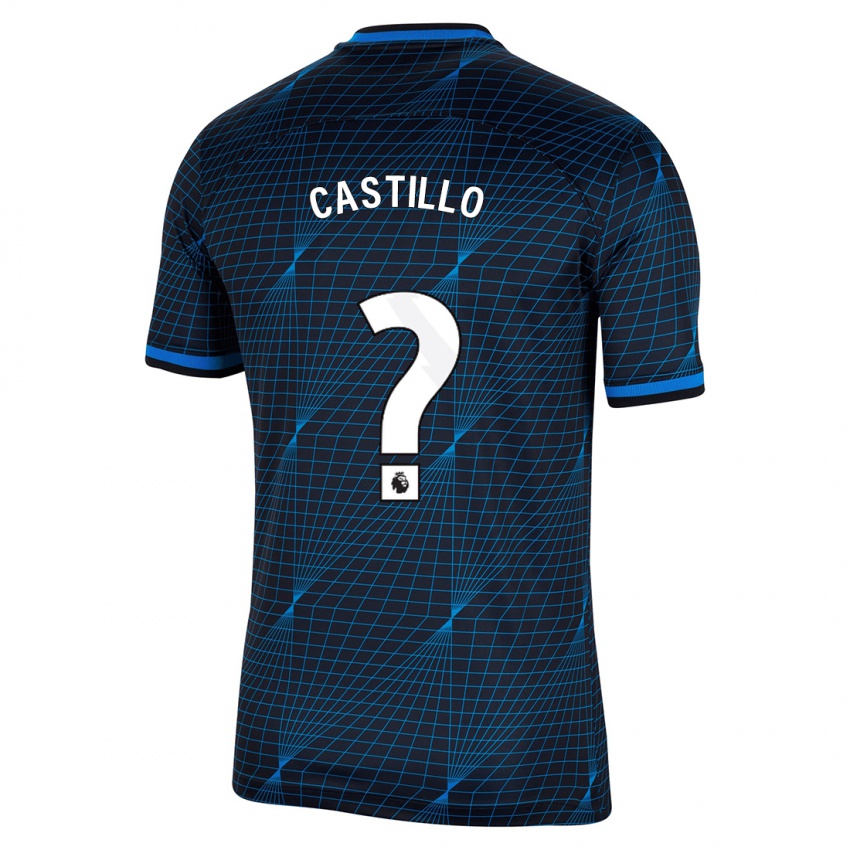 Homem Camisola Juan Castillo #0 Azul Escuro Alternativa 2023/24 Camisa Brasil