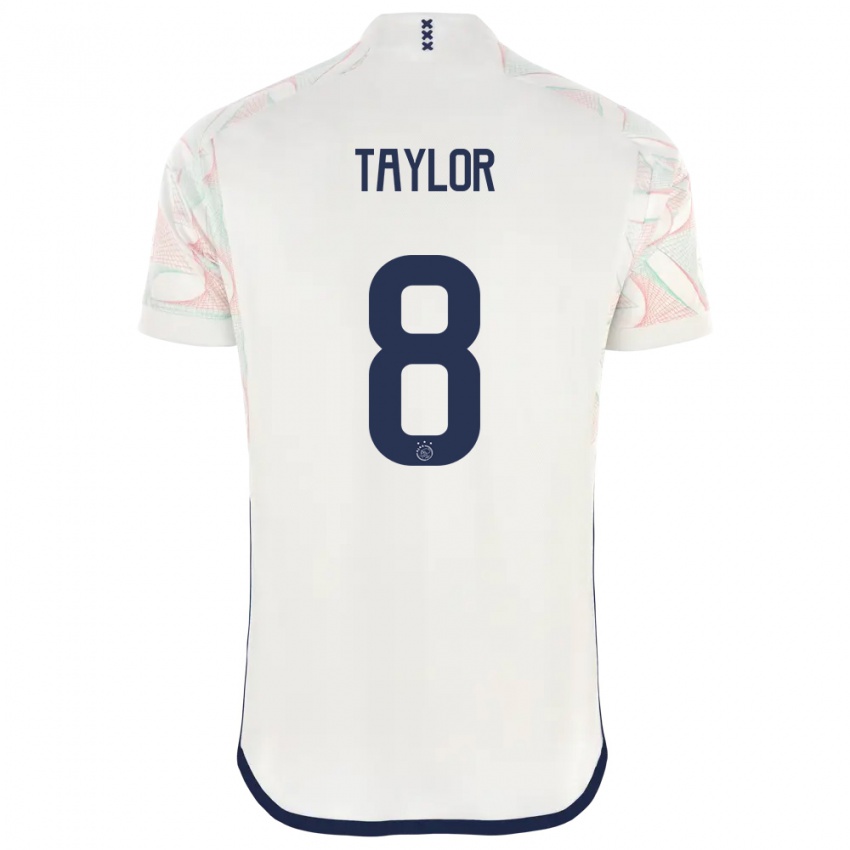 Homem Camisola Kenneth Taylor #8 Branco Alternativa 2023/24 Camisa Brasil