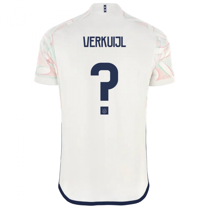 Homem Camisola Mark Verkuijl #0 Branco Alternativa 2023/24 Camisa Brasil