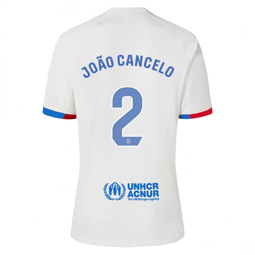 Homem Camisola Joao Cancelo #2 Branco Alternativa 2023/24 Camisa Brasil