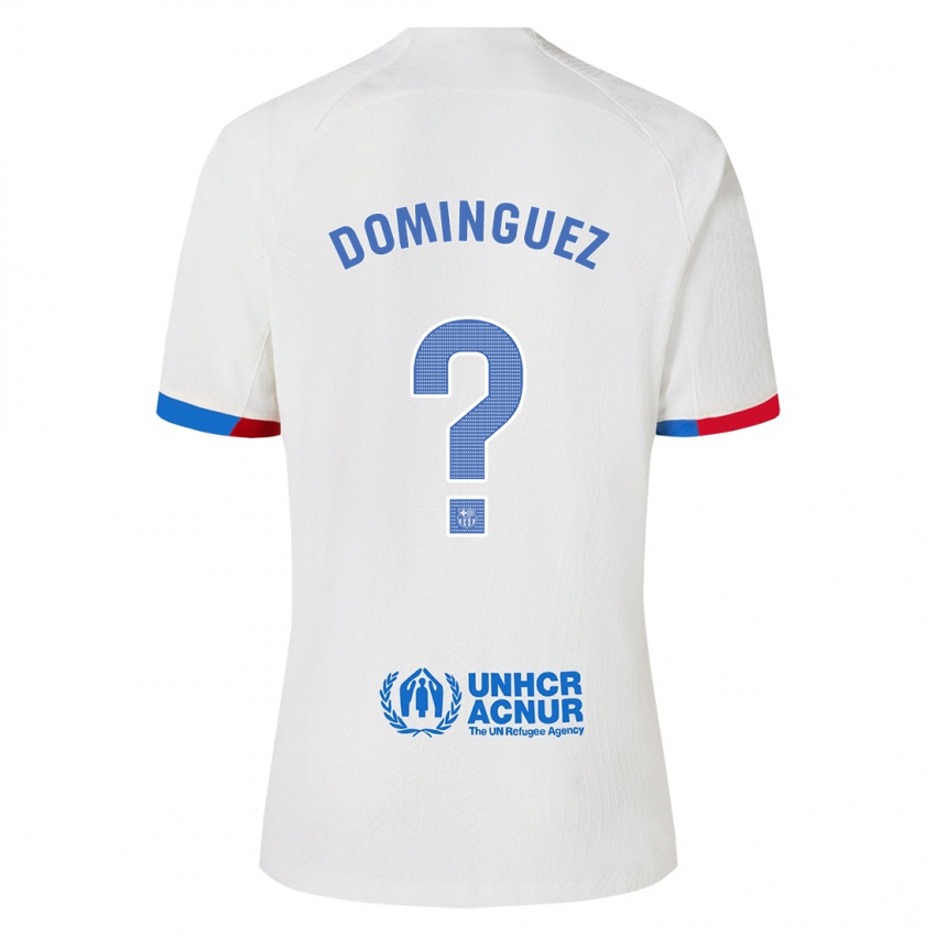 Homem Camisola Sergi Dominguez #0 Branco Alternativa 2023/24 Camisa Brasil