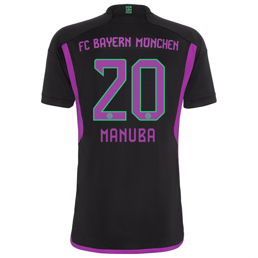 Homem Camisola Vincent Manuba #20 Preto Alternativa 2023/24 Camisa Brasil