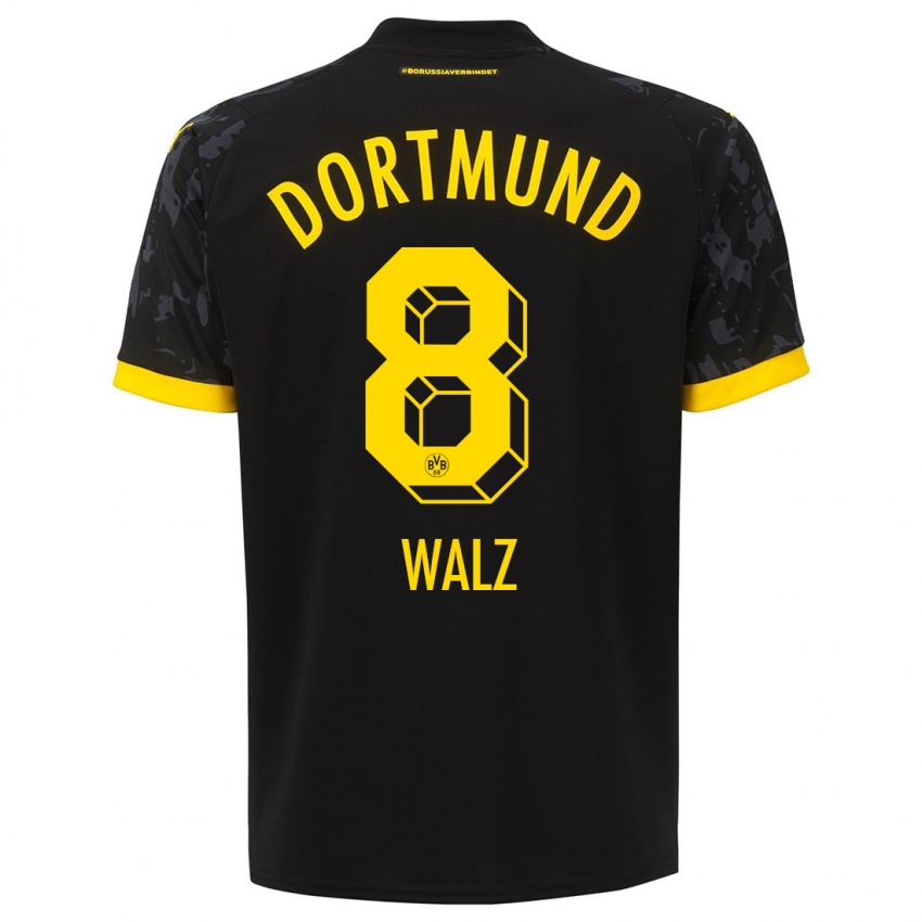 Homem Camisola Vasco Walz #8 Preto Alternativa 2023/24 Camisa Brasil