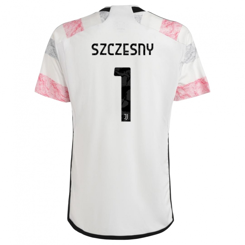 Homem Camisola Wojciech Szczesny #1 Branco Rosa Alternativa 2023/24 Camisa Brasil