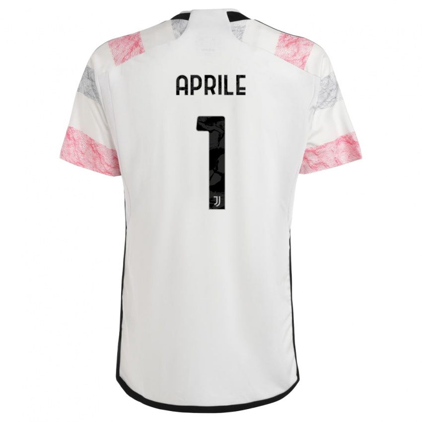 Homem Camisola Roberta Aprile #1 Branco Rosa Alternativa 2023/24 Camisa Brasil