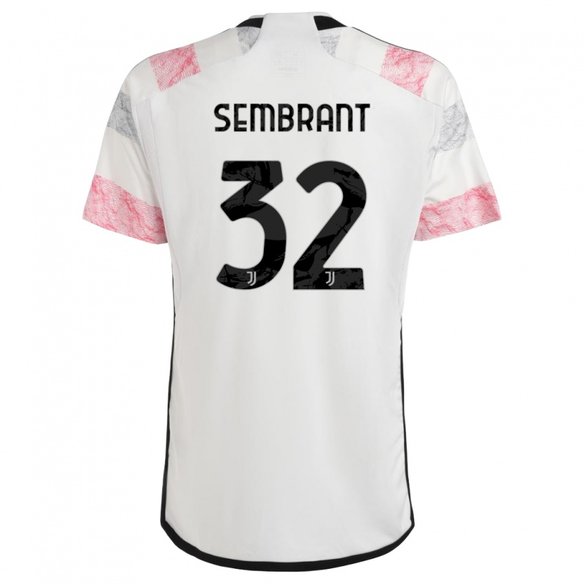 Homem Camisola Linda Sembrant #32 Branco Rosa Alternativa 2023/24 Camisa Brasil